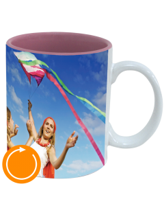 Tasse blanche (imprimé autour)